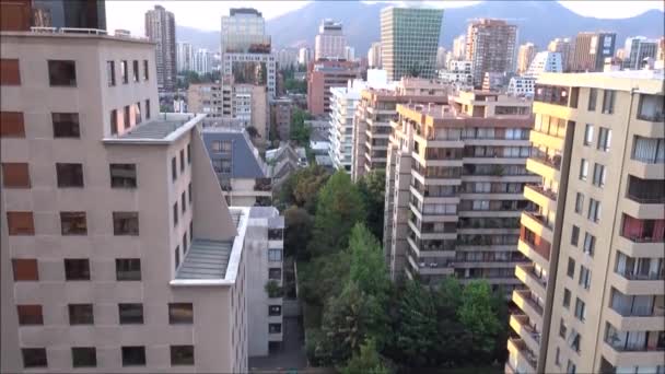Ουρανοξύστες στο Σαντιάγο Χιλή - Πλάνα, βίντεο