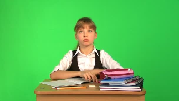 Schulkindstuten isoliert - Filmmaterial, Video