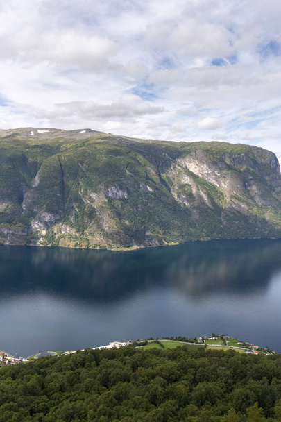 overview of the Sognefjord - Φωτογραφία, εικόνα