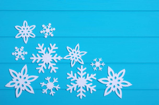 Flocons de neige et étoiles
  - Photo, image