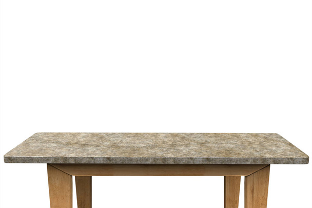 granite table isolated - Photo, Image