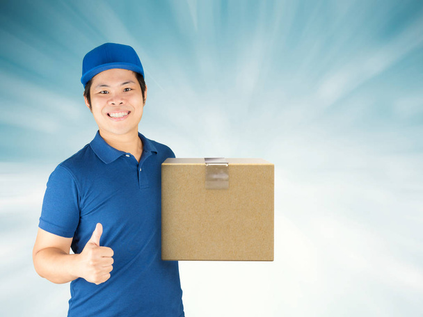 asian delivery man - Photo, Image