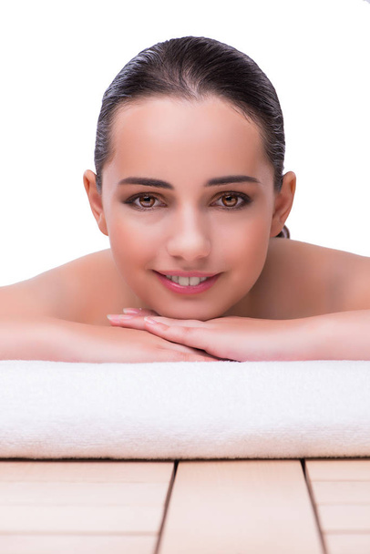 Woman in spa health concept - Photo, Image