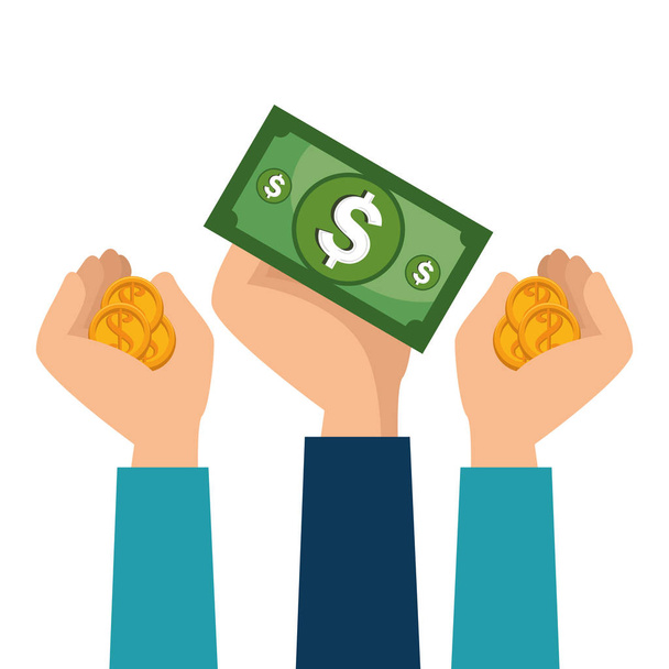 crowdfunding megtakarítások koncepció ikon - Vektor, kép