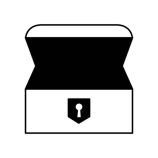 juego Treasure chest icon
 - Vector, imagen