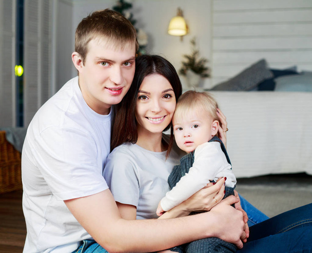 happy family with a baby  - Valokuva, kuva