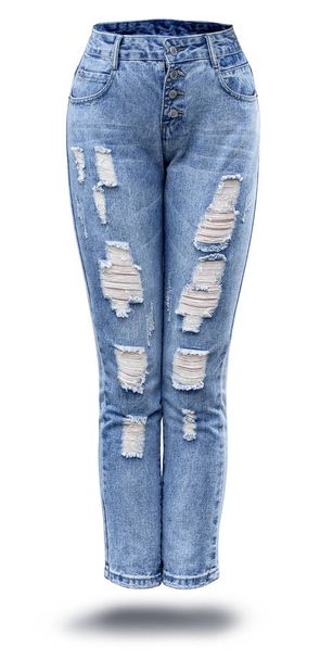 женские джинсы в белом
  - Фото, изображение