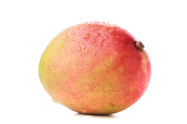 Celé červené a žluté mango - Fotografie, Obrázek