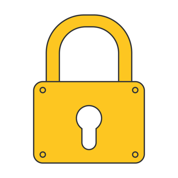 icône de cadenas de sécurité - Vecteur, image