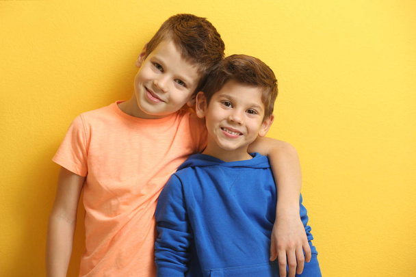 Cute little brothers  - Фото, изображение