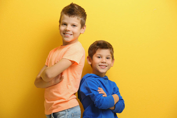 Cute little brothers  - Valokuva, kuva