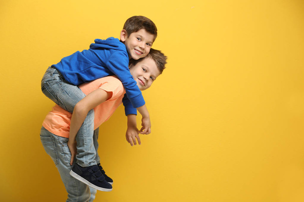 Cute little brothers  - Valokuva, kuva