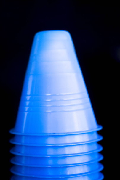 Marcador deportivo conos de plástico
 - Foto, Imagen