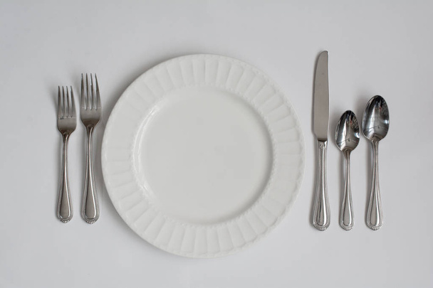 Formální večeře prostírání nádobí - Fotografie, Obrázek