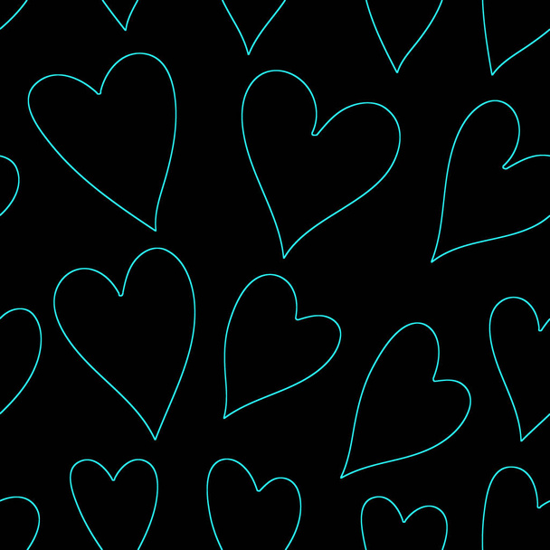  Seamless heart background - Photo, Image