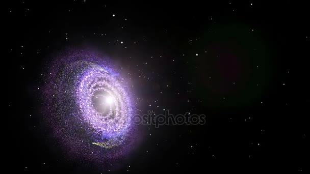 Fialová galaxie verze 4 - Záběry, video