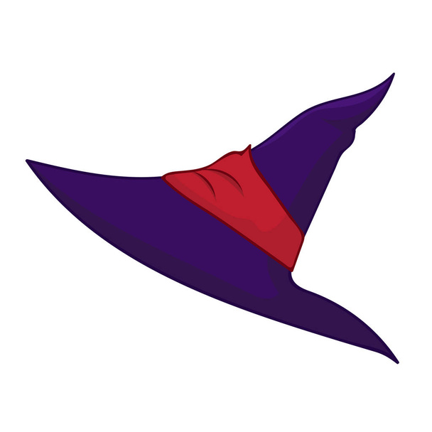 Sombrero bruja ilustración aislada
 - Vector, imagen
