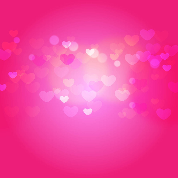 hearts in light background - Vetor, Imagem
