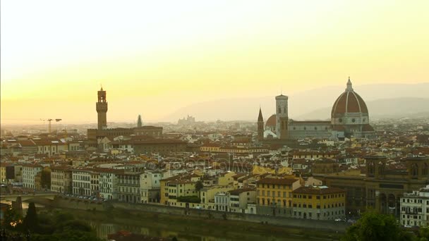 Панорамный вид Флоренции - Кадры, видео
