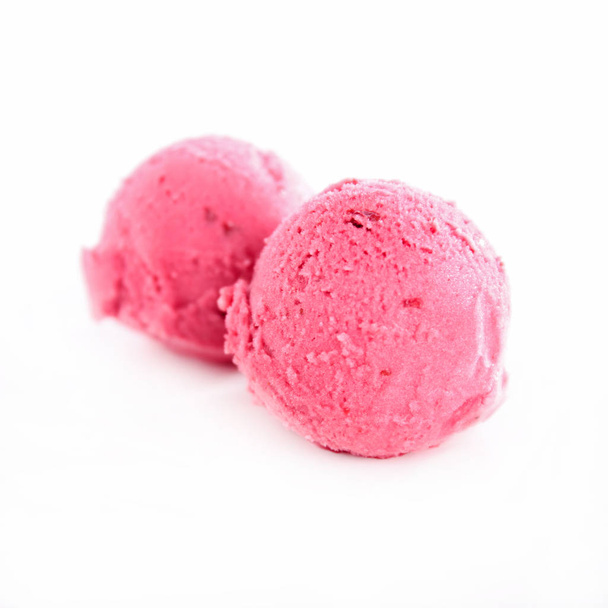 Boules de crème glacée sucrée
 - Photo, image