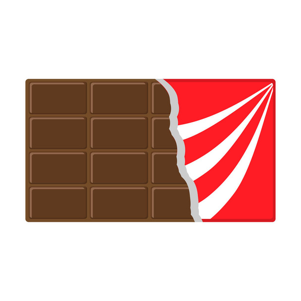 Ícone da barra de chocolate - Vetor, Imagem