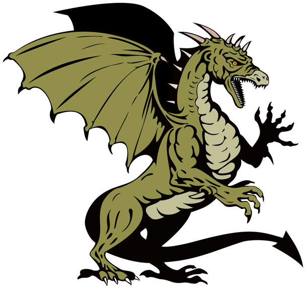 dragón - Vector, Imagen