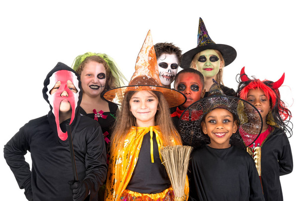 діти в костюмах Хеллоуїна
 - Фото, зображення