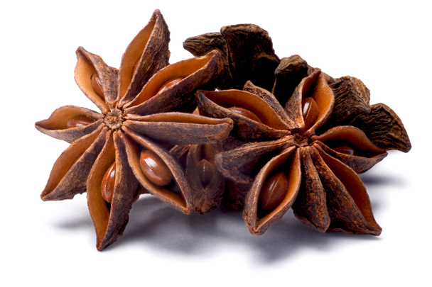 Star anise (dried Ilicium fruit), paths - Photo, Image