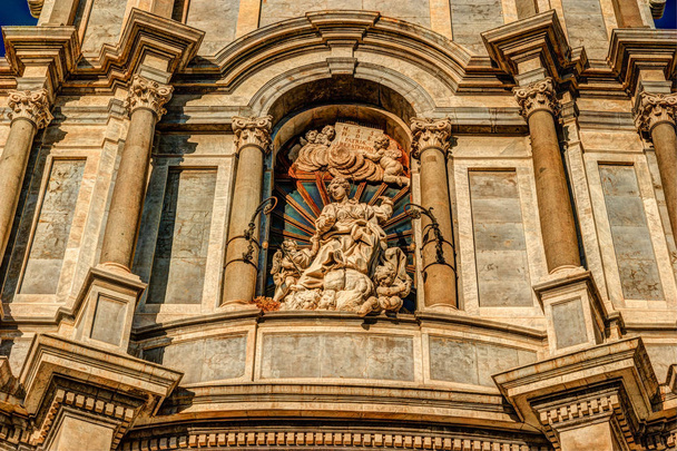 Cathedral of Santa Agatha in Catania in Sicily, Italy - Zdjęcie, obraz