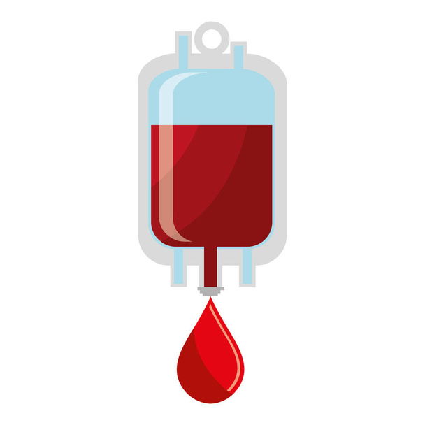 Symbol für Blutspende - Vektor, Bild