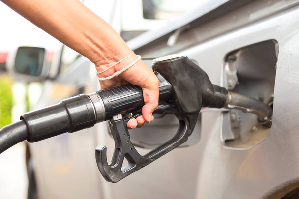 Fill up fuel at gas station - Foto, Bild