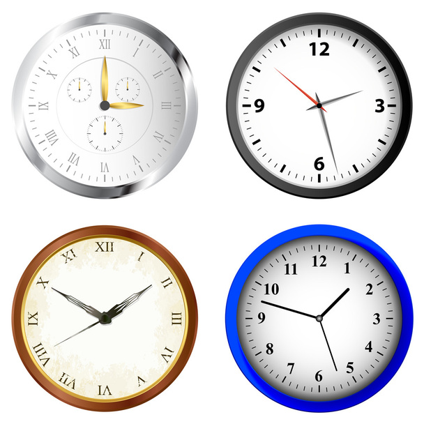 Clocks - Vector, Imagen