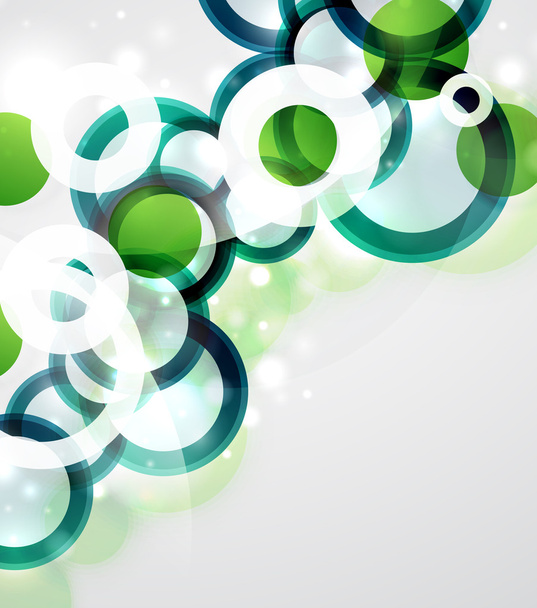 Abstract circles background - Vector, Image