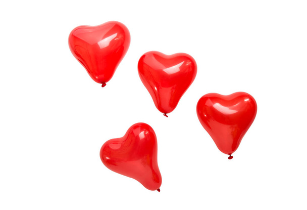 κόκκινα μπαλόνια καρδιά  - Φωτογραφία, εικόνα