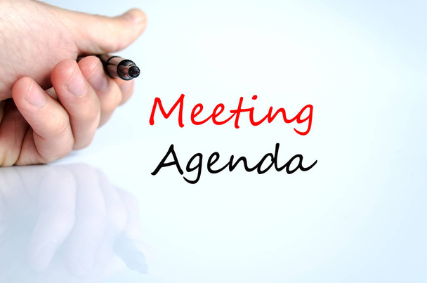 Conceito de texto da agenda de reunião
 - Foto, Imagem