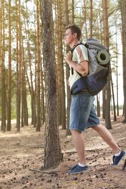 Male hiker with backpack - Foto, afbeelding