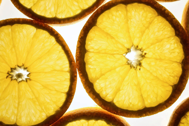 Close up of oranges background - Fotografie, Obrázek