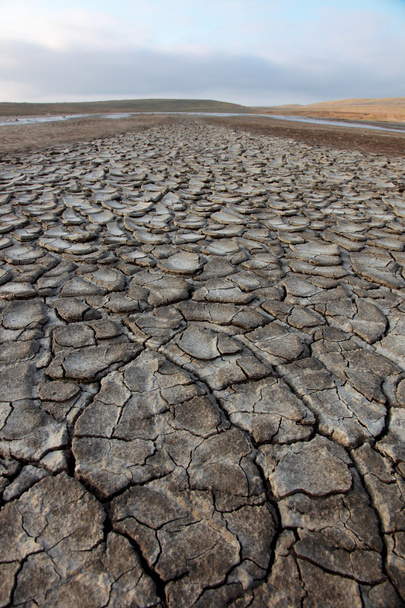 Barro seco de una zona seca
 - Foto, imagen