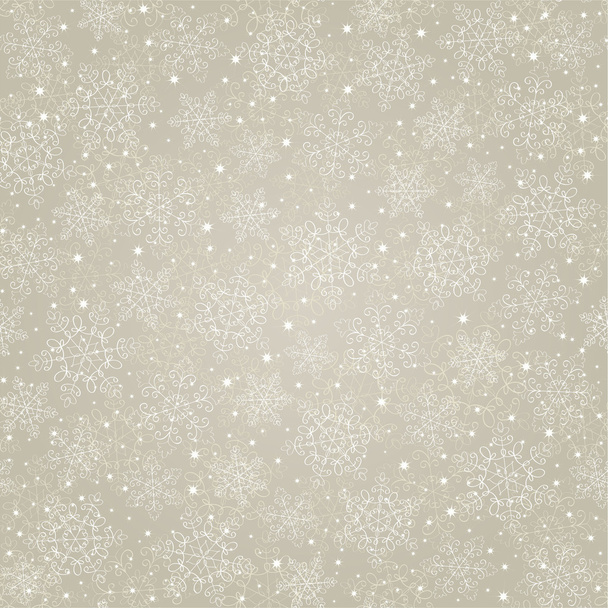 tło z płatki śniegu - Wektor, obraz