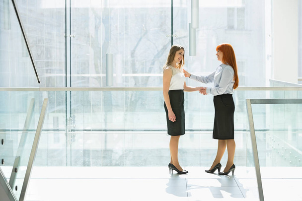 Businesswomen shaking hands  - Valokuva, kuva