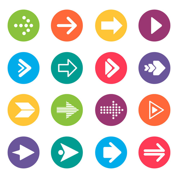 Arrow Icons Design Elements - Vektor, obrázek