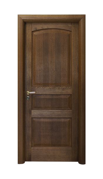 donkere houten deur - Foto, afbeelding