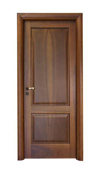 puerta de madera marrón oscuro - Foto, Imagen