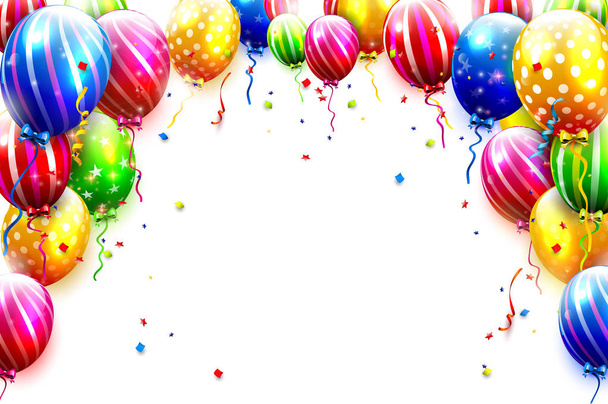 Воздушные шары для вечеринок
 - Вектор,изображение