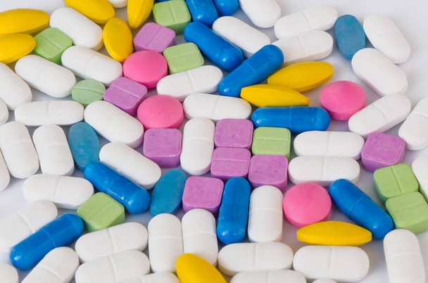 renkli hapları tıp /antibiotics - Fotoğraf, Görsel