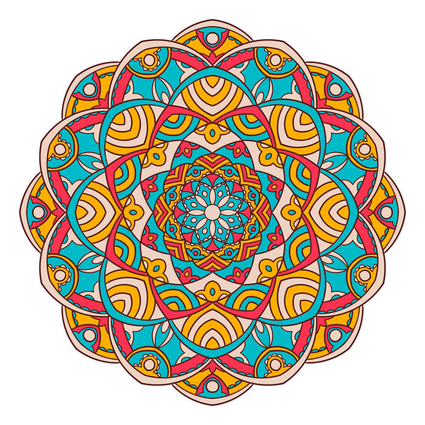 Mandala. Ethnic decorative element. - Wektor, obraz