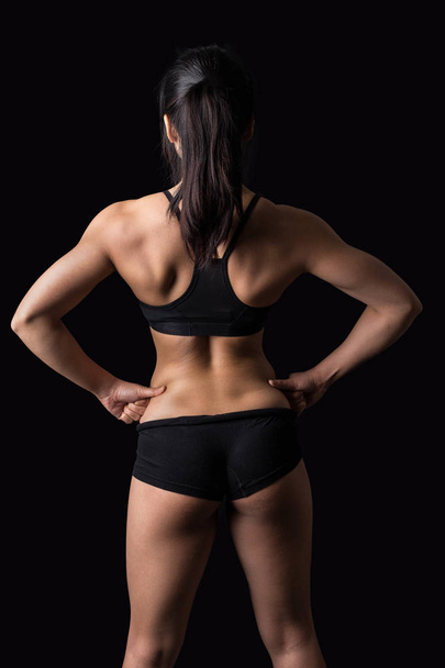 Beautiful body of fitness woman - Foto, Imagen