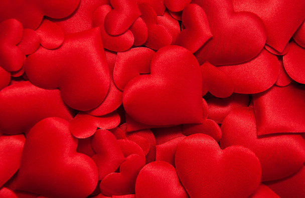 πολλές κόκκινες καρδιές - Φωτογραφία, εικόνα