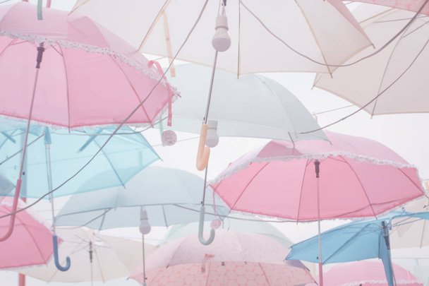 Padrão guarda-chuva pastel
 - Foto, Imagem
