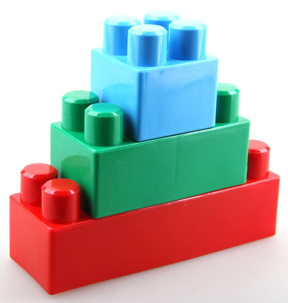 Пластикові будівельні блоки кольорове зображення
. - Фото, зображення